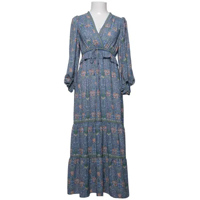 Maxi jurk (Blauw, Meerkleurig) van Max Studio Polyester