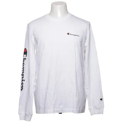 T-shirt à manches longues (Blanc) de Champion Coton