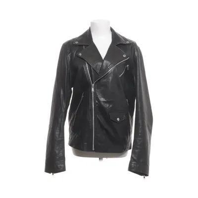 Läderjacka (Svart) från Crocker Polyester, Skinn