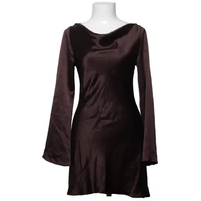Dress (Brown) from Reformation Acetate, Polyester