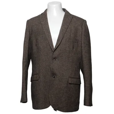 Kavaj (Brun) från Park Lane Polyester, Viskos, Ull