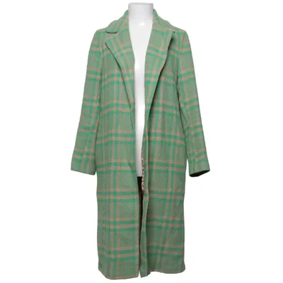 Coat (Green, Beige) from Helene Berman London Acetate, Cotton, Polyester