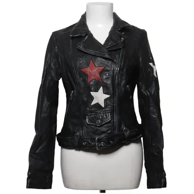 Bikerjack (Zwart, Rood, Wit) van Oakwood Katoen, Polyester