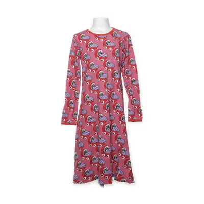 Robe (Rose, Multicolore) de Småfolk Élasthane, Coton biologique