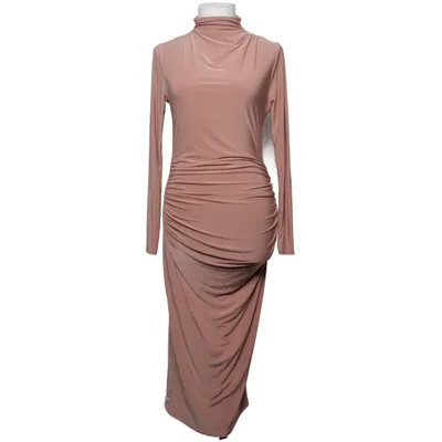 Maxi dress (Pink) from Missguided Maternity Elastane, Polyester