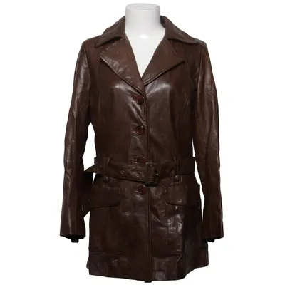 Læderjakke (Vintage , Like new.) fra Aleksander of Norway Læder, Polyester