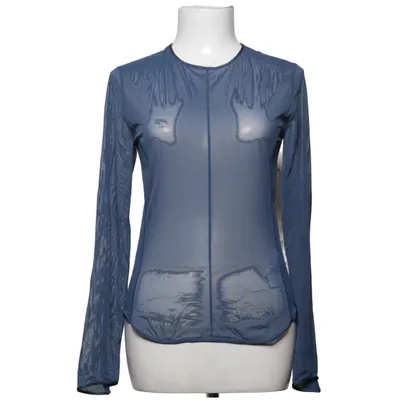 Topp (Blå) från Uniqlo x Mame Kurogouchi Elastan, Polyamid