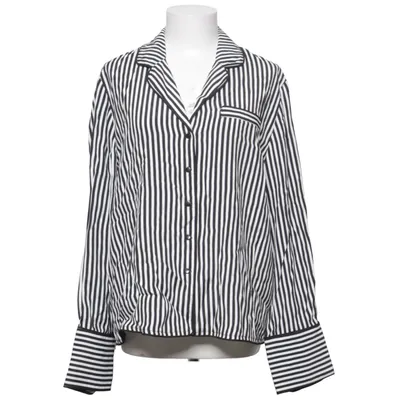 Hemd (Schwarz, Weiß) von Mango Casual Viskose