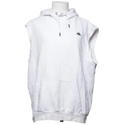 Short sleeve hoodie (White) from Kappa Organic cotton, Polyester