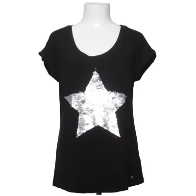 T-shirt (Noir, Argent) de AJC Élasthane, Viscose
