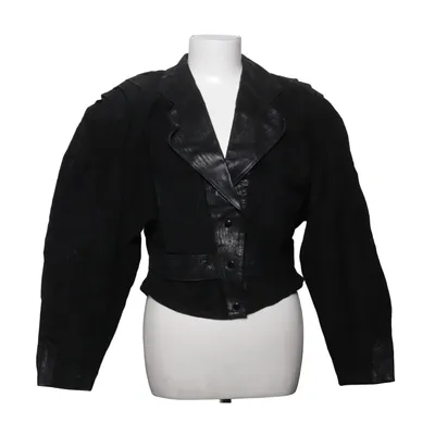 Veste (Noir) de Giovanni Cuir, Polyamide