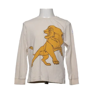Langarmshirt (Beige) von Disney x Polarn O. Pyret Elasthan, Bio-Baumwolle