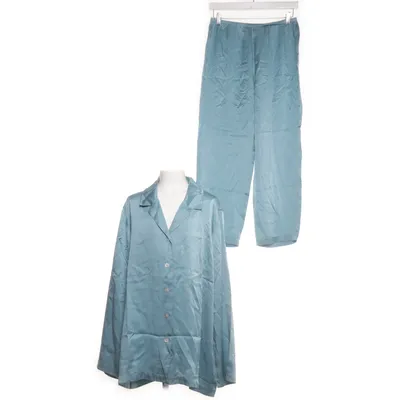 Pajamas (Blue) from Lands' End Silk