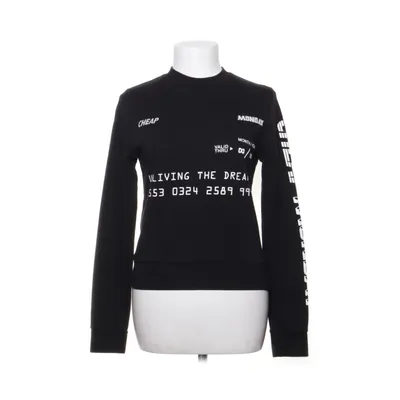 Sweatshirt (Noir) de Cheap Monday Coton, Élasthane, Polyester