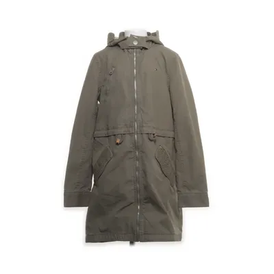 Parka (Grøn) fra Tommy Hilfiger Polyester, Læder