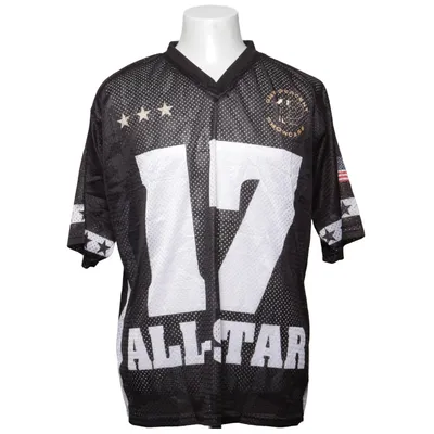 Fotbollströja (Svart, Vit) Polyester