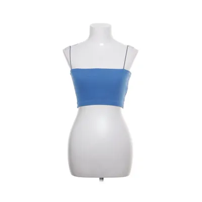 Crop top (Bleu) de Subdued Coton, Élasthane