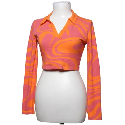 Crop top (Orange, Flerfärgad) från Fila Bomull, Elastan