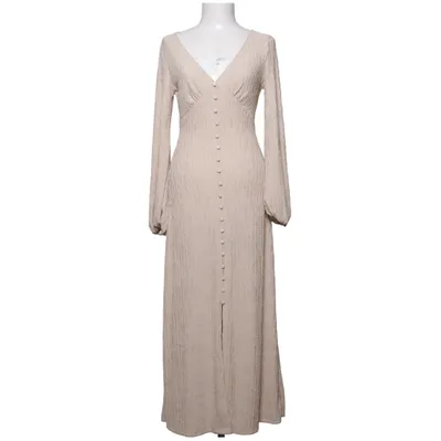 Maxikleid (Beige) von Shein Elasthan, Polyester