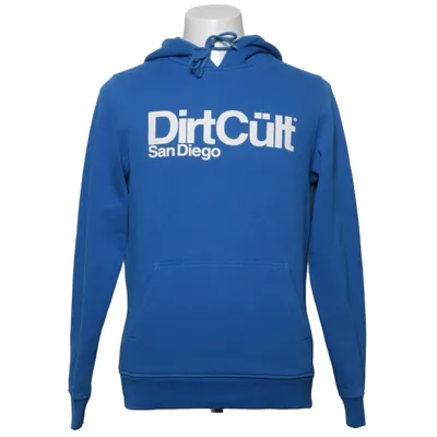 Sweat à capuche (Bleu) de DirtCult Coton, Polyester