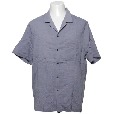Chemise à manches courtes (Bleu) de Private White Coton