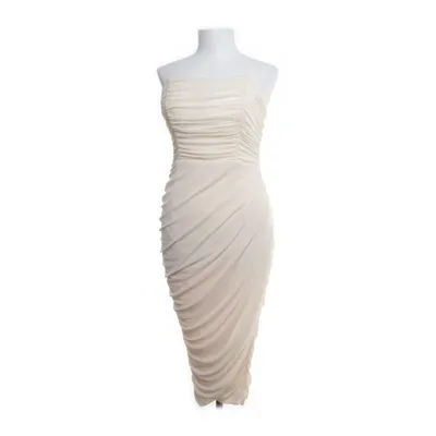Cocktailjurk (Beige) van Rare London Polyamide, Elastaan, Polyester