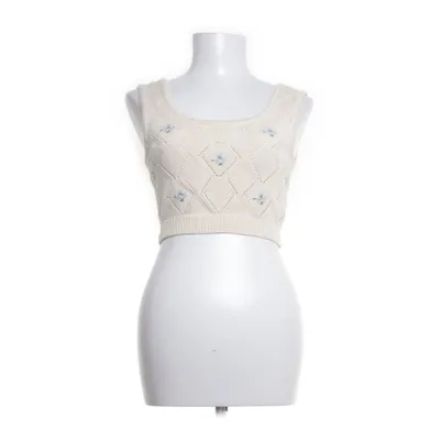 Crop top (Beige, Blå) från Dilvin Knit Bomull