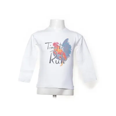Lange mouwen shirt (Wit, Meerkleurig) van Gymp Katoen, Elastaan