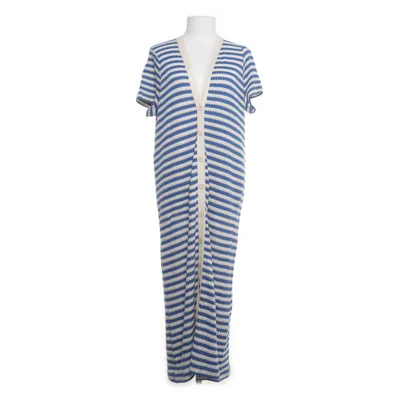 Robe longue (Blanc, Bleu) de Mango Polyester, Viscose, Coton recyclé