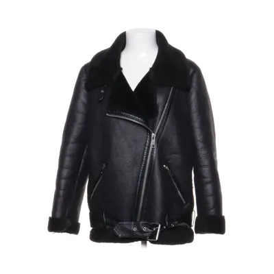 Shearlingjacka (Svart) från Zara Polyester, Polyuretan