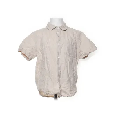 Kortärmad skjorta (Beige) från Lindex Bomull, Linne