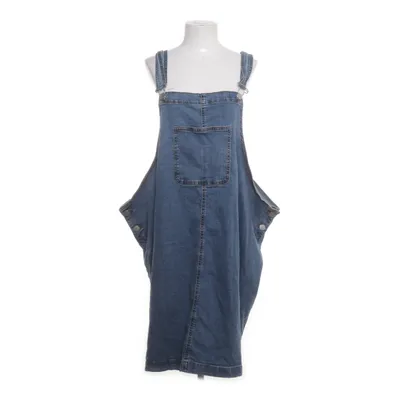 Hängselklänning (Blå) från Zizzi Bomull, Elastan