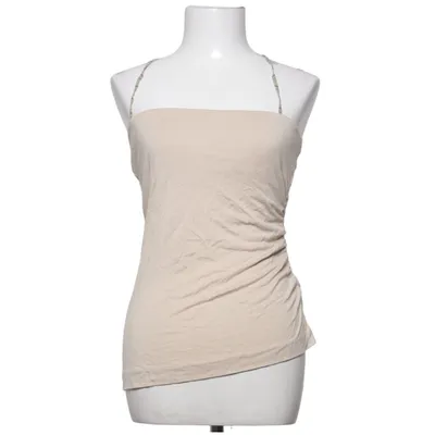 Halter neck top (Beige) from By Malene Birger Cotton, Viscose