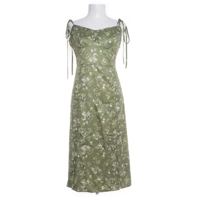 Klänning (Grön, Flerfärgad) från Cider Elastan, Polyester