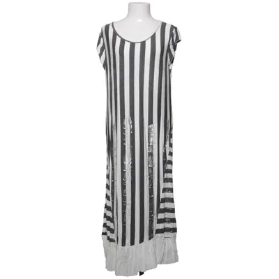 Dress (Gray, White) from Made in italy Elastane, Viscose
