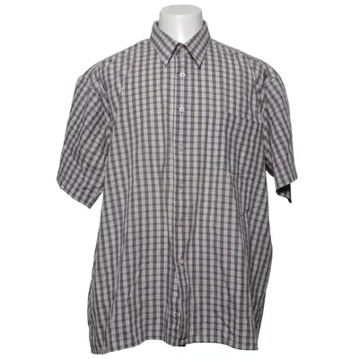 Chemise à manches courtes (Gris, Blanc) de Hamilton Coton, Polyester