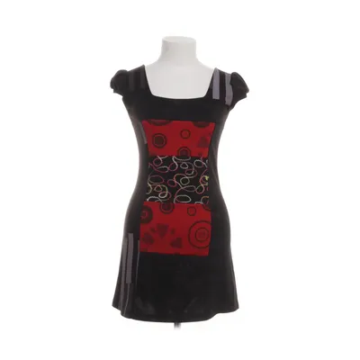 Dress (Black, Multicolored, Red) from Made in italy Elastane, Viscose