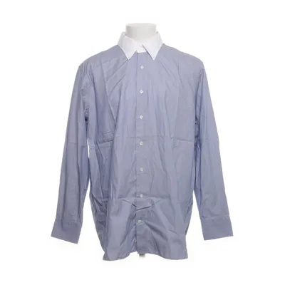 Button down shirt (Blue, White) from Alessandro Gherardi Cotton