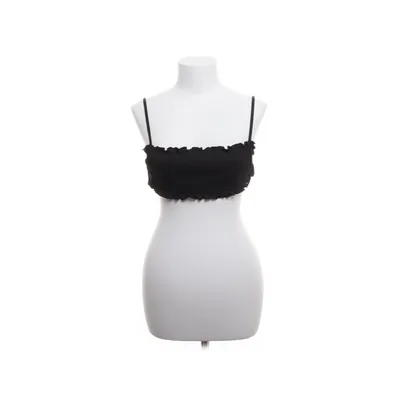 Crop top (Zwart) van Zaful Polyester, Elastaan