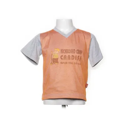 T-shirt (Orange, Gris) de Smily Coton, Polyester