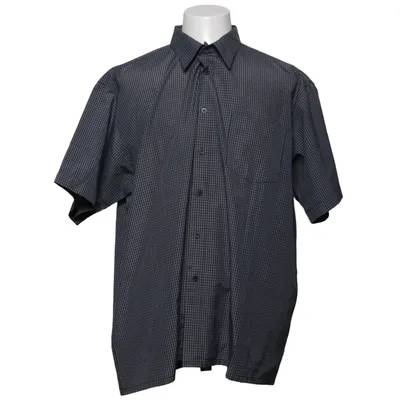 Chemise à manches courtes (Bleu) de Hamilton Coton, Polyester
