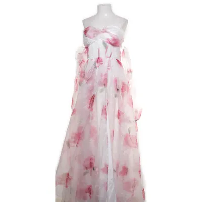 Aftonklänning (Vit, Rosa, Flerfärgad) från Shein Polyester