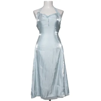 Neckholderkleid (Blau) von Lace Baumwolle, Polyester