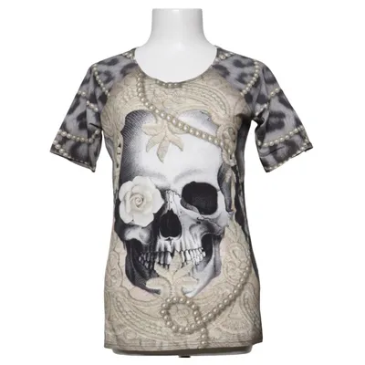 T-shirt (Gray, Beige, Multicolored) from Vanasch Cotton, Elastane
