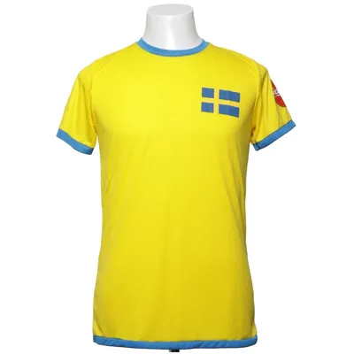 Fotbollströja (Gul, Blå) Polyester