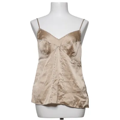 Tanktop (Beige) van Calvin Klein Elastaan, Zijde