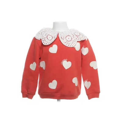 Sweatshirt (Rød, Hvid) fra Minimarket Bomuld, Polyester