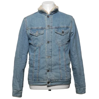 Lined denim jacket (Blue) from Zara Man Acrylic, Polyester