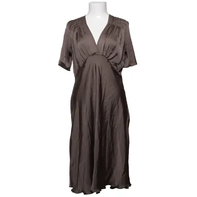 Dress (Brown) from Branting Polyester