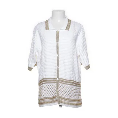 Kofta (Vit, Guldfärgad) från Prestige Bomull, Polyester, Viskos